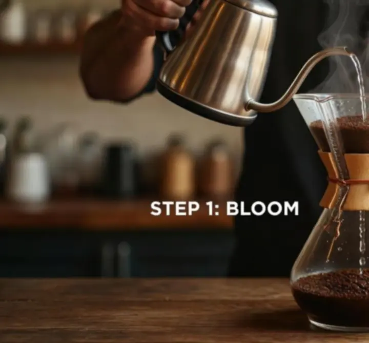 Barista akció: V60 kávékészítés lépésről lépésre