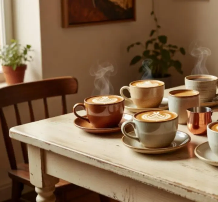 Kávékészítési kategória illusztrációja