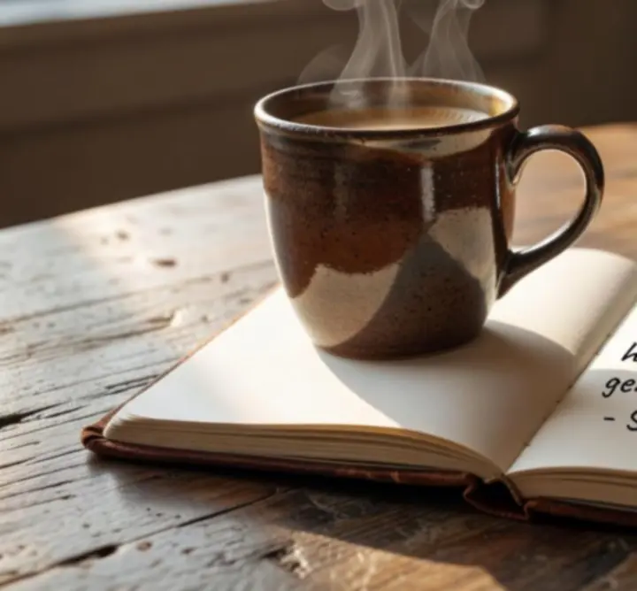 Ügyfél kávéélménye: karos gépről szűrt espresso forró csészében