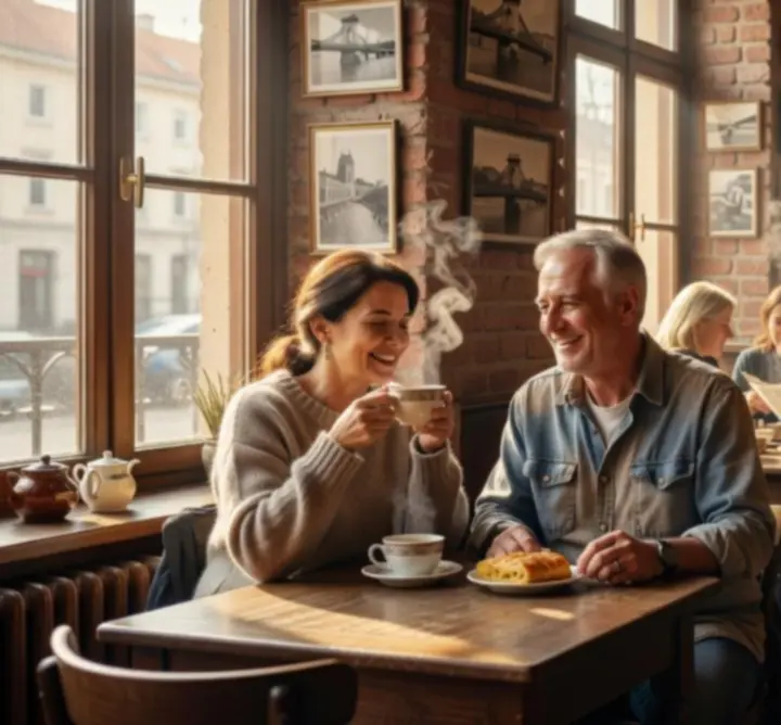 Teakedvelők véleményei és teás csészék egy hangulatos környezetben