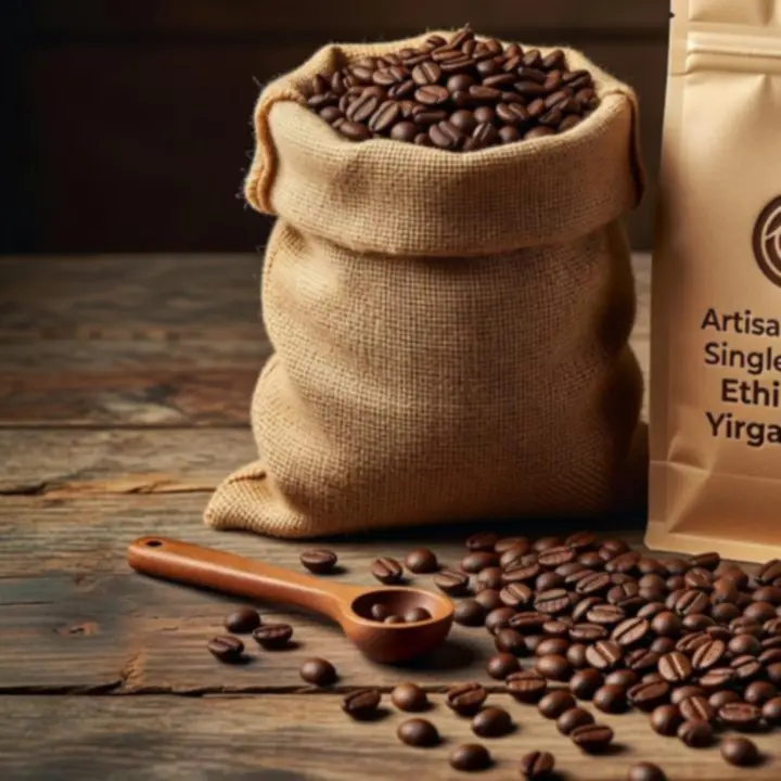 Prémium artisan kávécsomag elegáns fehér csomagolásban